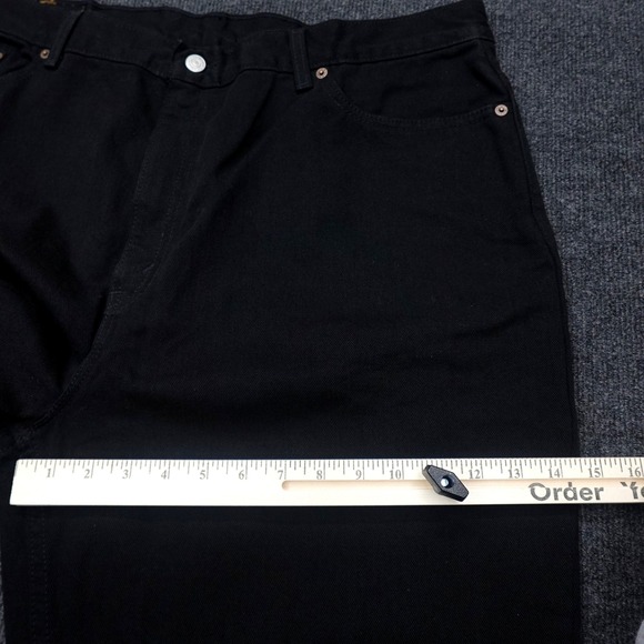 Vintage Y2K 90s Levi's 550 Mom Jeans Relaxed Fit Tapered Leg Women 22W M Black - Picture 10 of 11